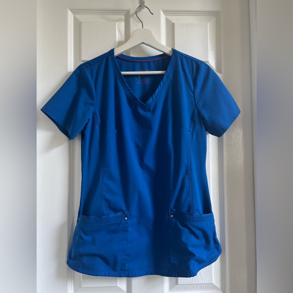 Purple Label by Healing Hands Scrub Set - royal blue